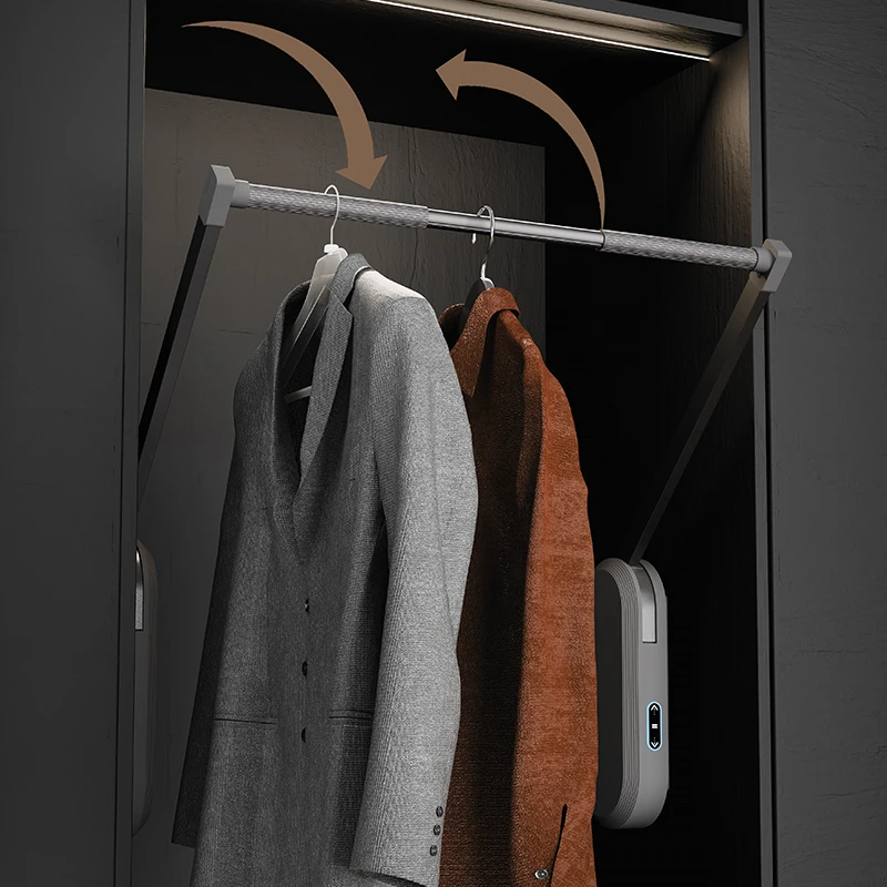 stll Wardrobe Organizer Electric Clothes Hanger Pull Down Smart Hanger