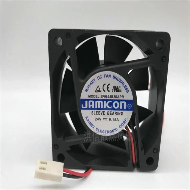 Jinlingge per ventola di raffreddamento a due fili originale JF0625B2SAPR 24V 0,15A 6025
