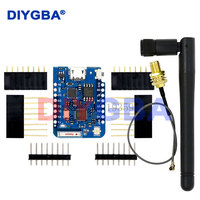 WEMOS D1 Mini Pro 4M 16M Bytes External Antenna Connector NodeMCU Based ESP8266 ESP-8266EX CP2104 WIFI Development Board Micro