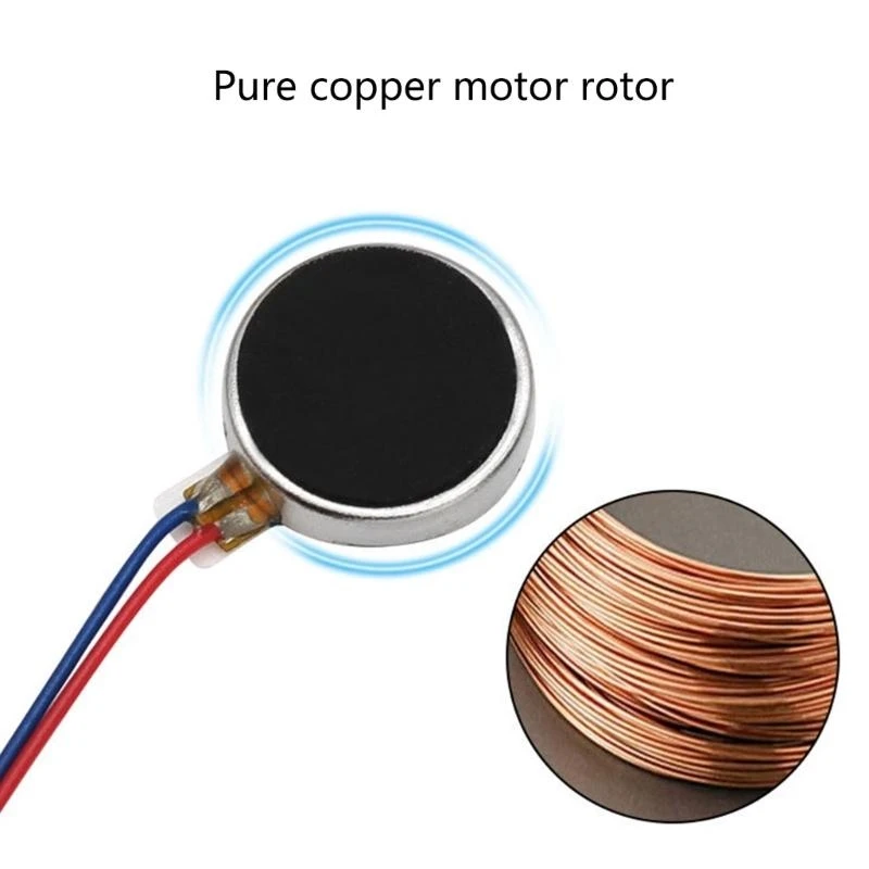 F92B Mini Vibration Motor DC1.5-3.7V 10000rpm Motor micro vibración tipo moneda plana para tableta buscapersonas para