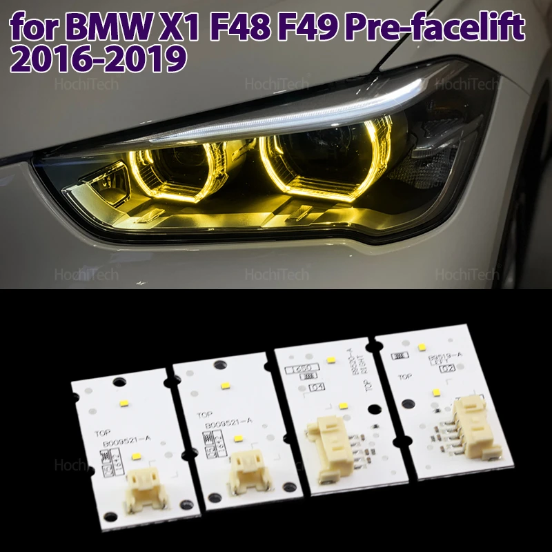 

Yellow DRL LED Driver Board for X1 F48 F49 Pre-facelift 2016-2019 Xenon HeadlightHeadlamps Control Unit 63117428789 63117428791