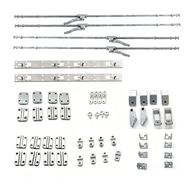 YSUN-DIY Upgrade Kit For Tamiya RC Container Simulation Modification 1/14 Scale Metal Lock Rod Hinge Doors Replacement Parts