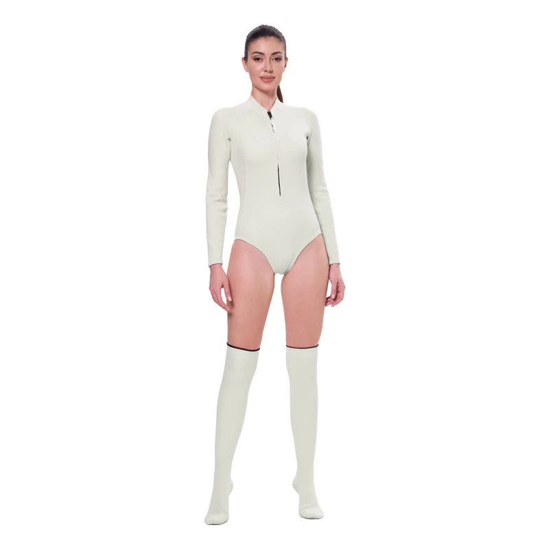 Женский-быстросохнущий-тренировочный-гидрокостюм-специальный-бежевый-теплый-солнцезащитный-гидрокостюм-для-похудения-для-серфинга