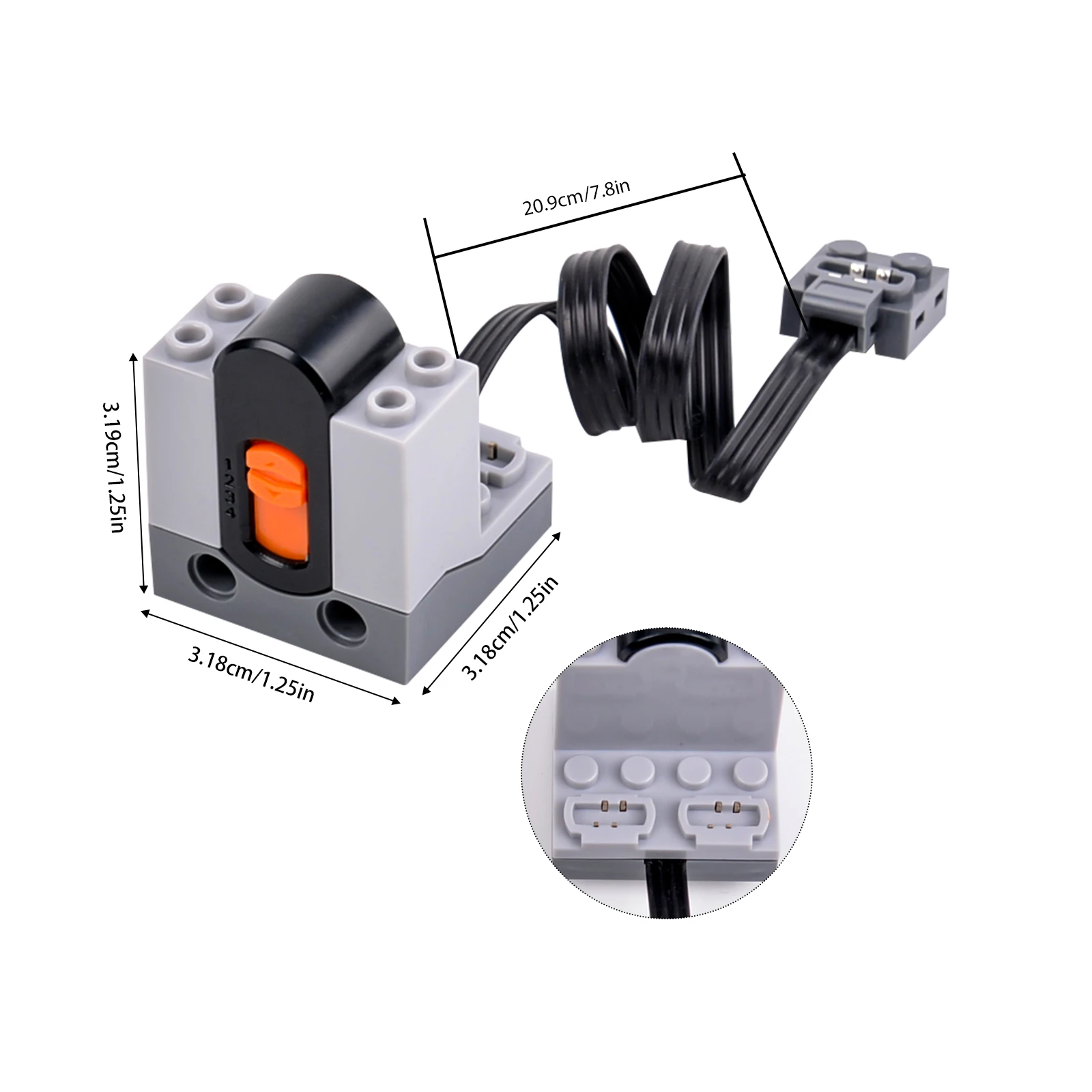 M/Servo Motor, funciones de potencia de alta tecnología, piezas de bloques de construcción con mando a distancia infrarrojo, juego de ladrillos PF MOC para juguetes DIY