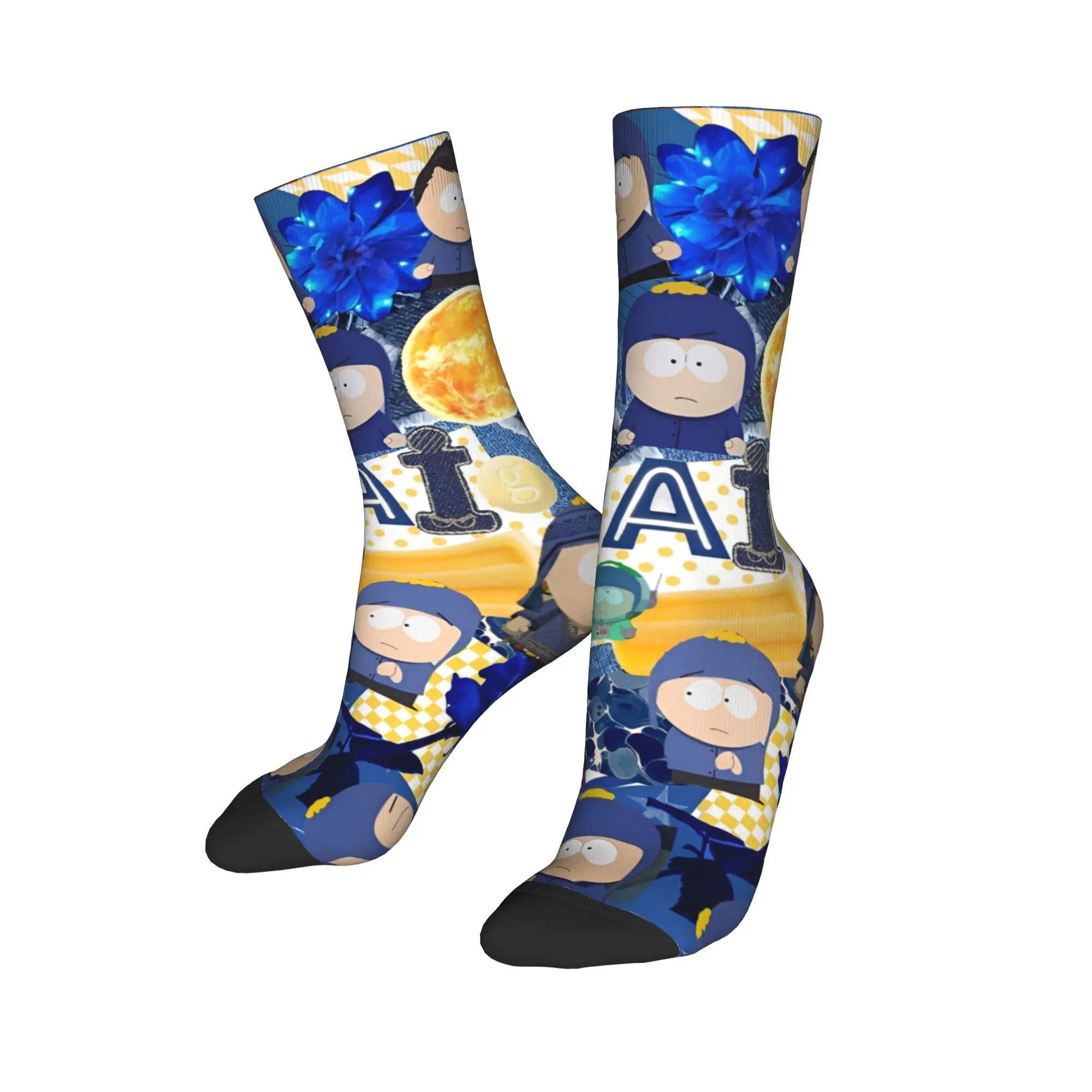 Calcetines de baloncesto Hip-hop Souths Parks Craig Tucker Calcetines de tubo medio de poliéster para absorción de sudor unisex,