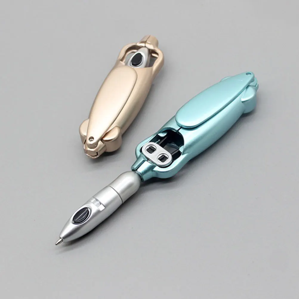 

5pcs Frog Shaped Ballpoint Pens Multicolor Creative Deformation Stationery Writing Office Supplies Student Toy Pen