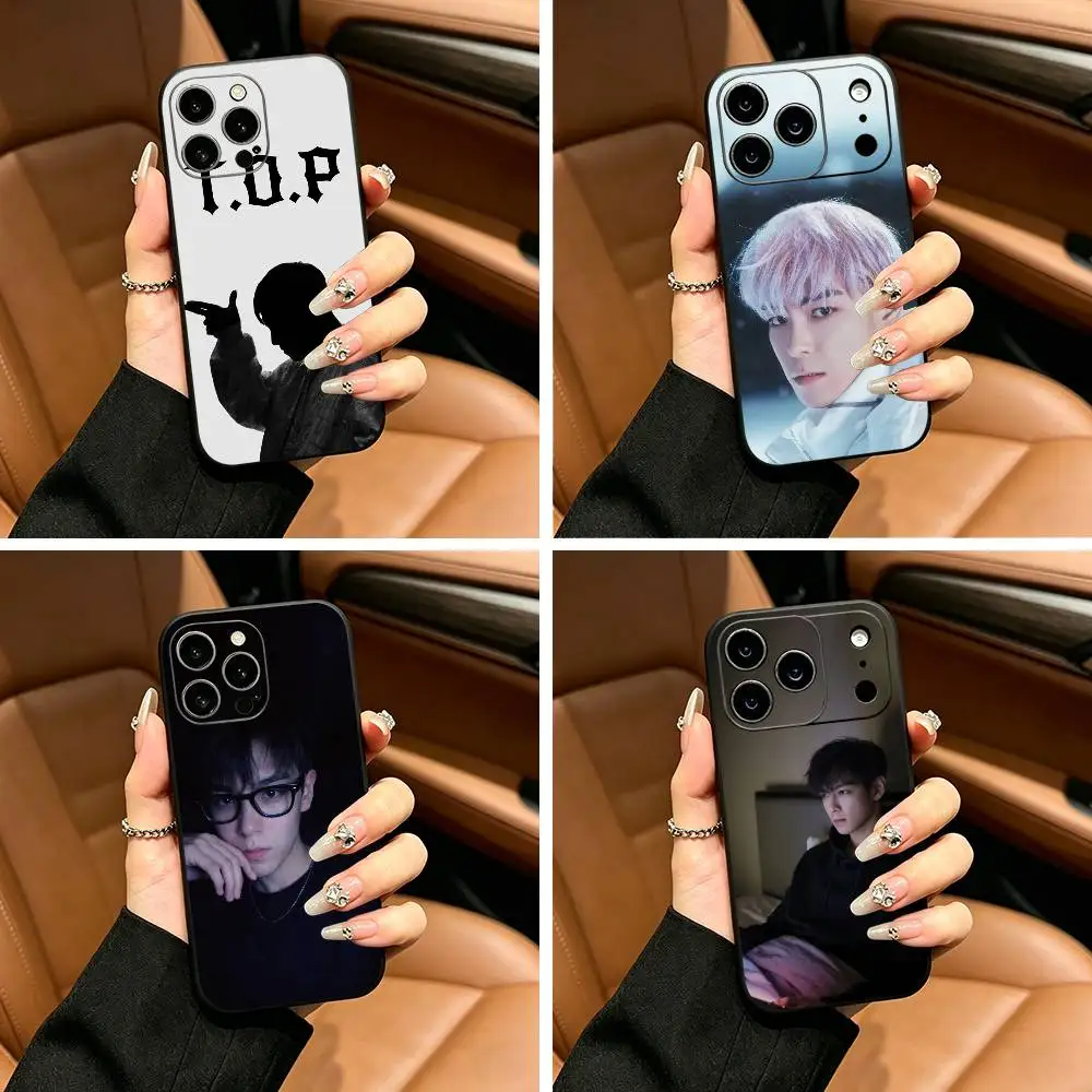 

C-Choi S-Seung Hyun T-TOP Phone Case For iPhone 12 13 14 15 16 17 Pro Max, Lightweight and practical Soft Black Cover