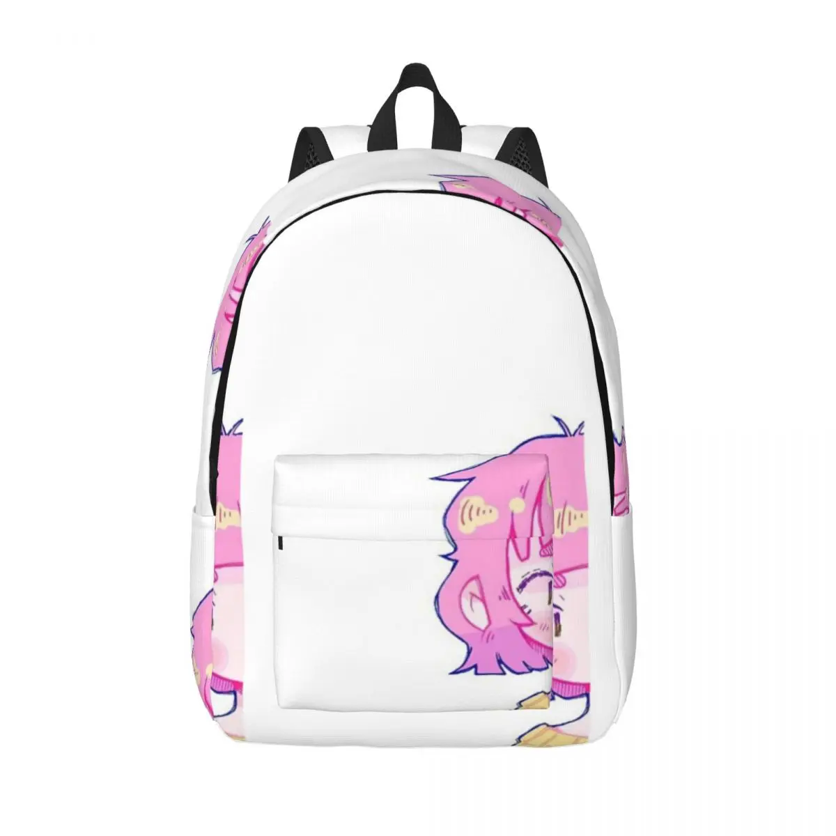 

Can We Lovely T-shirt Simple and Stylish Backpack Canvas Backpack Bags