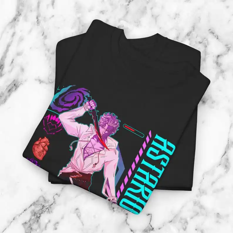 BALDURS GATE 3 Astarion Shirt 90s Vaporwave Stylish Streetwear DnD Shirts Gifts for Gamers BG3 D&D Tshirts Astarion Ascended