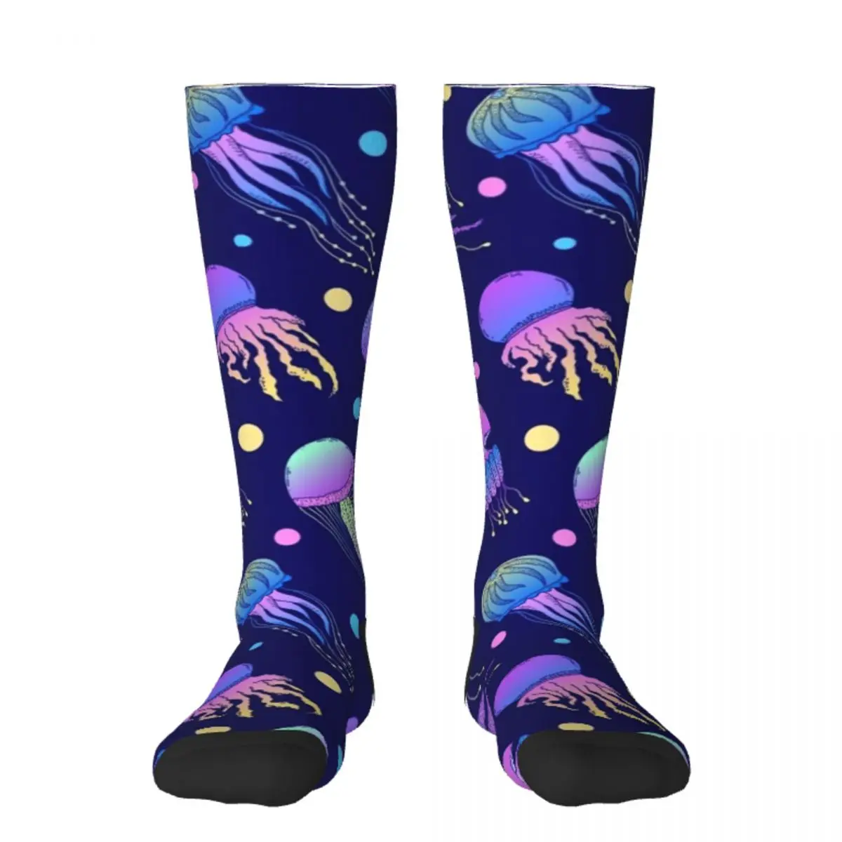 

Neon Colorful Sea Animals Ocean Jellyfish Fishes Socks Swimmers Aquarium Gift Idea Sea Animals Socks Socks