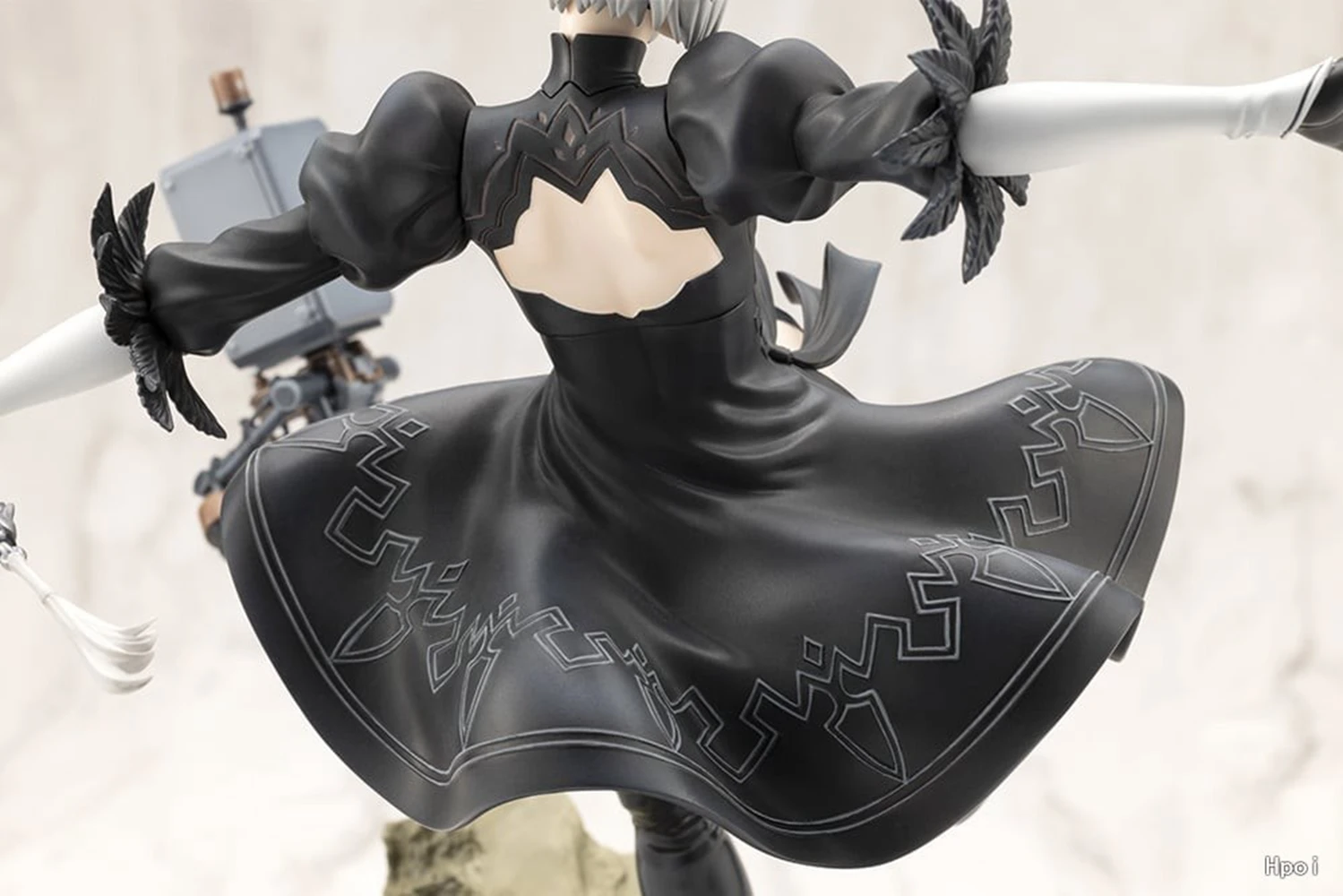 เกมอะนิเมะ 24CM NieR: Automata Ver1.1a Figure Pod 042 YoRHa No. 2 ประเภท B J 1/8 ฉากขาตั้งของเล่นตุ๊กตารูป PVC