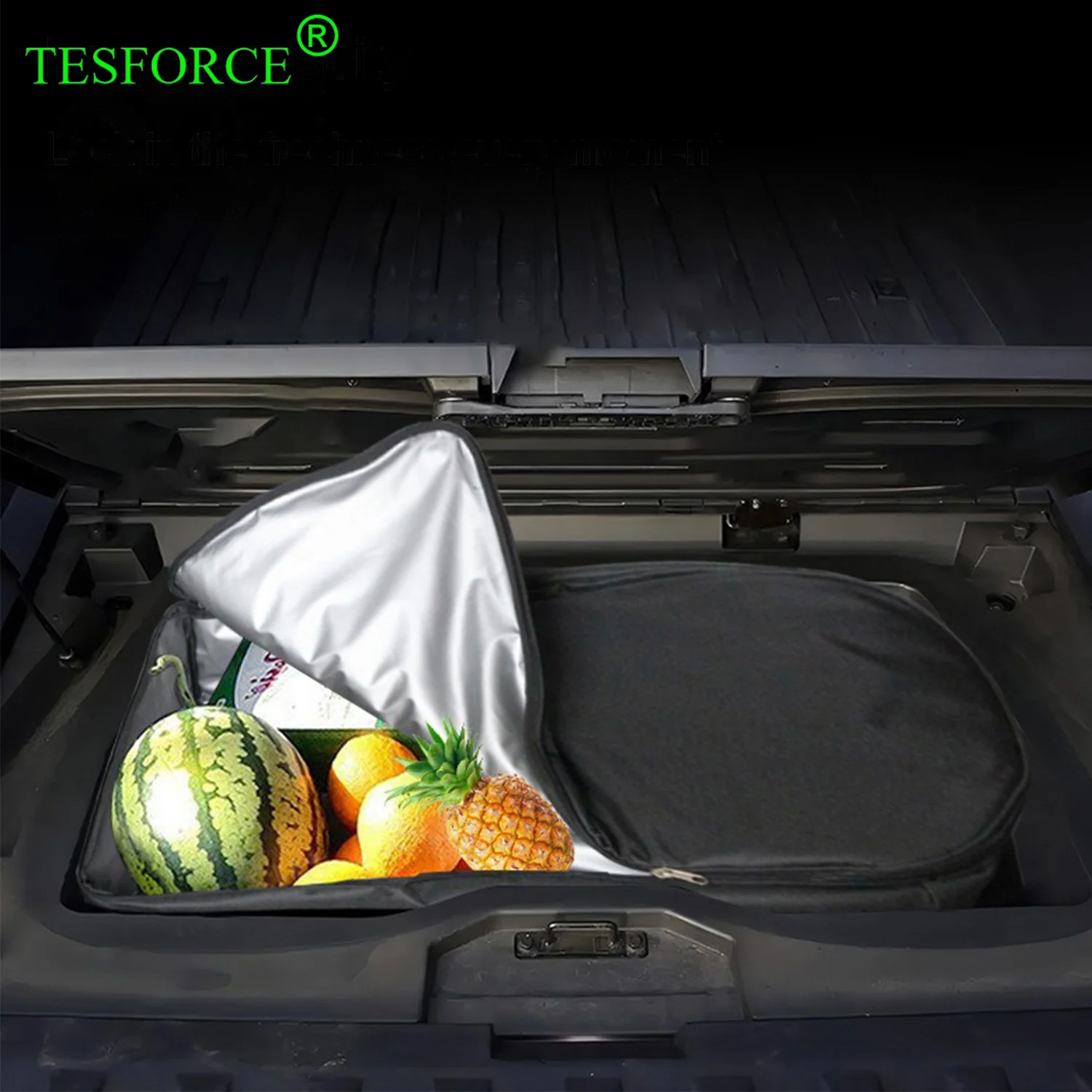 For Tesla Cybertruck Frunk Trunk Oxford Cloth Organizer Bag Cyber Truck Waterproof Thickened Heat Preservation Storage Bag