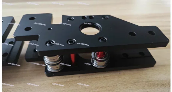 Trident 3D Printer AB Motor Base Oxidized Metal Parts
