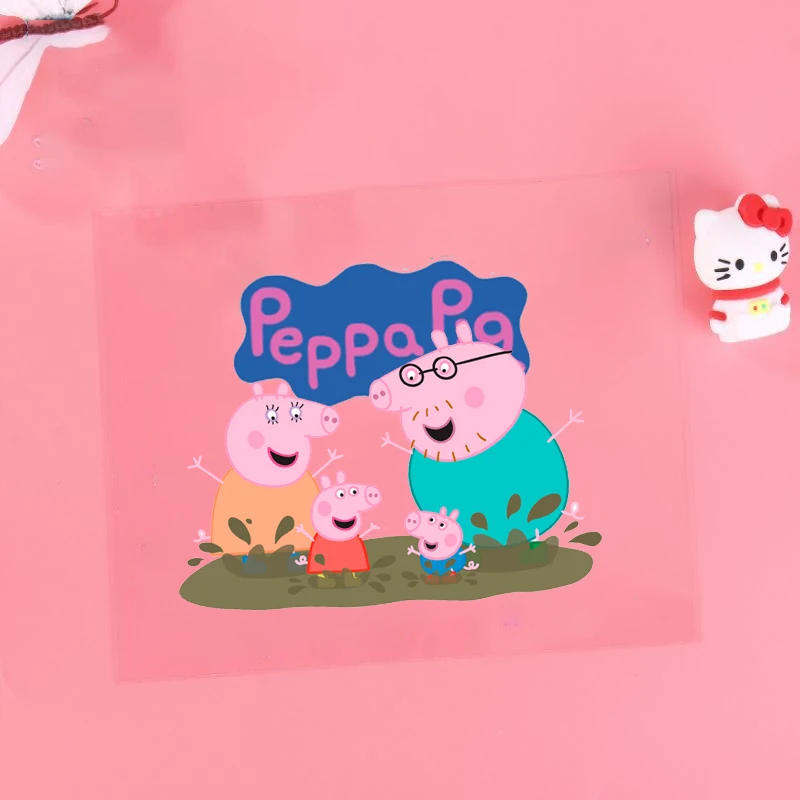 Peppa Pigs Waterproof DIY Decals 3D Transfers Crystal Stickers Cartoon Easy Peel Phone Case Stickers Tumbler Wraps Sticker view 3