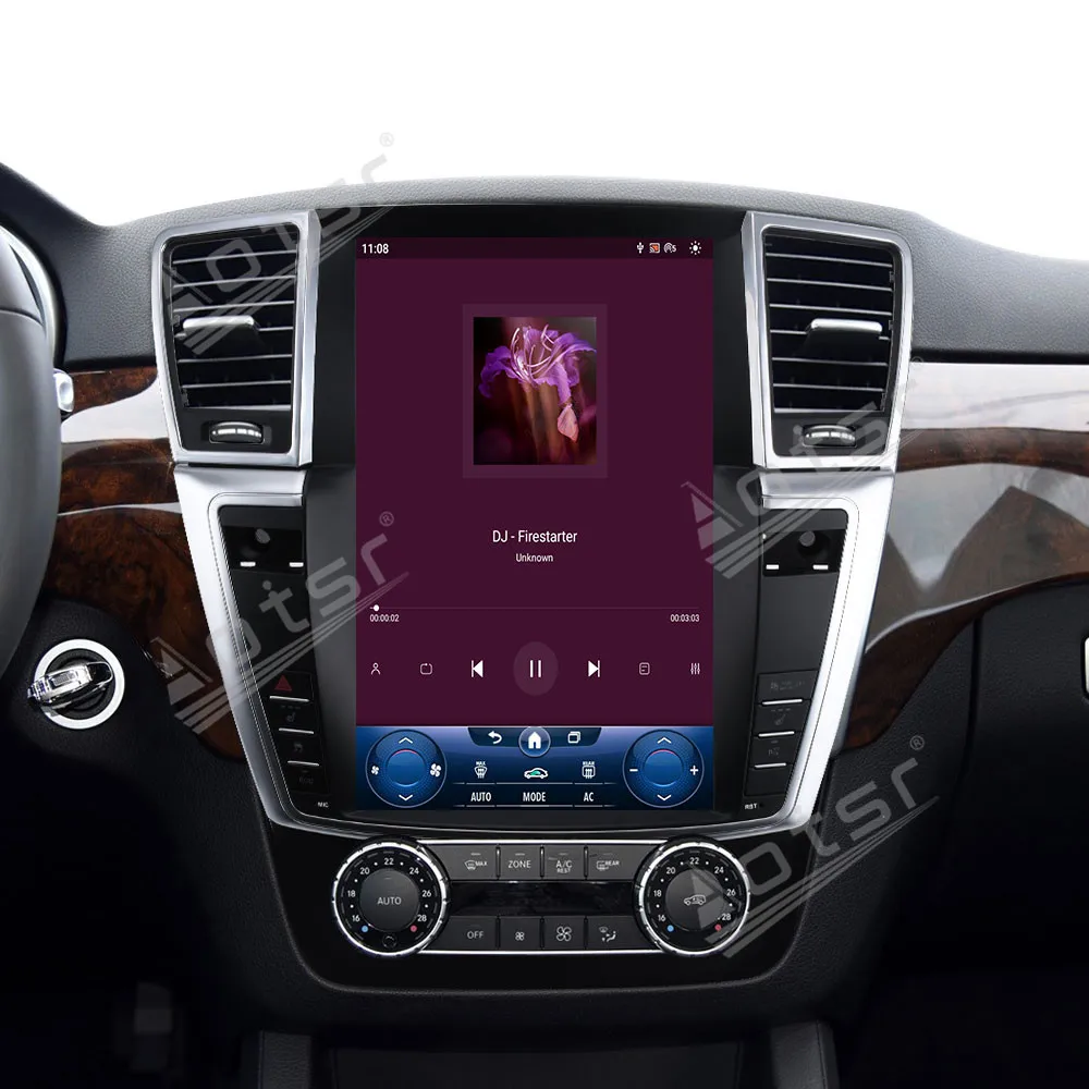 اكسسوارات السيارات لوحة أندرويد 11 12.1 بوصة تعمل باللمس راديو السيارة لمرسيدس بنز ML 2013-2015 نظام تحديد المواقع والملاحة ستيريو رئيس وحدة