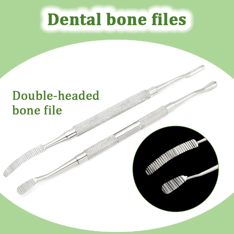 

Dental stainless steel double-headed bone file, tooth extraction file, dental file, dental tool, double-headed oral tool
