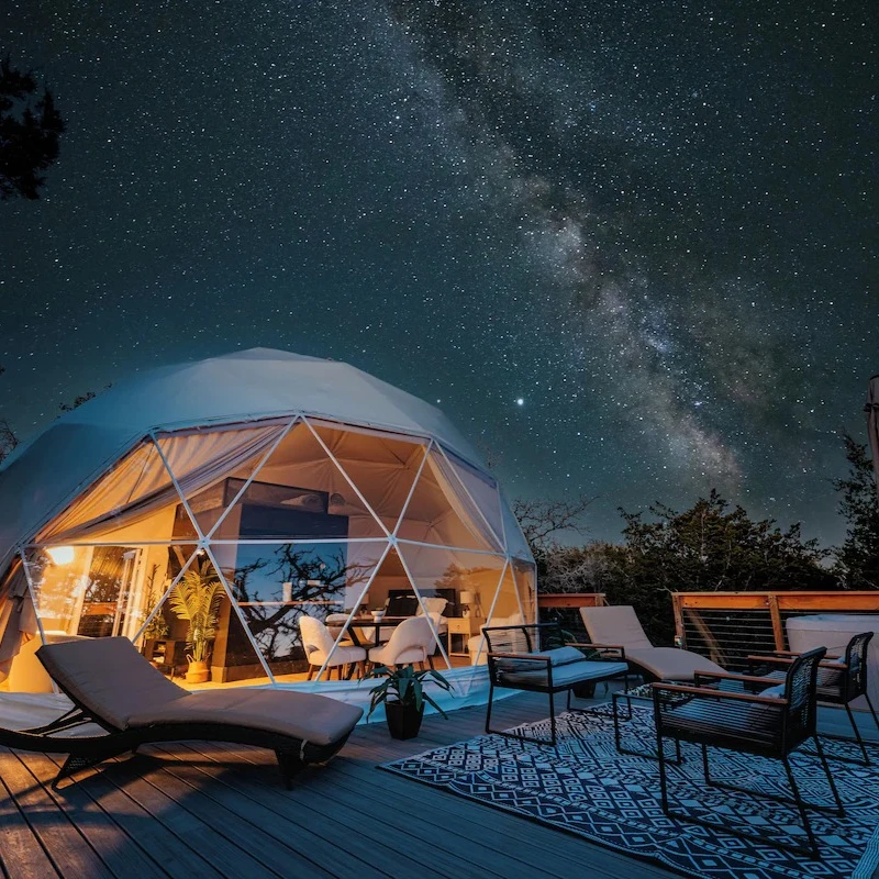 Premium Geodesic Dome Tent for Eco Resort Farm Stay Outdoor Accommodation Glamping Business Investment Project