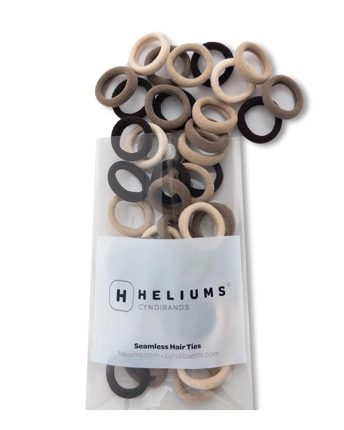 

Extra Small Hair Ties No Damage - Mini 0.7 Inch Soft Seamless Bands for Toddlers, Braids, Ponytails - 40 Count