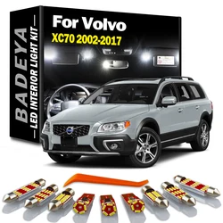 BADEYA Canbus LED Interior Map Dome Light Kit For Volvo XC70 2002-2011 2012 2013 2014 2015 2016 2017 Car Accessories No Error