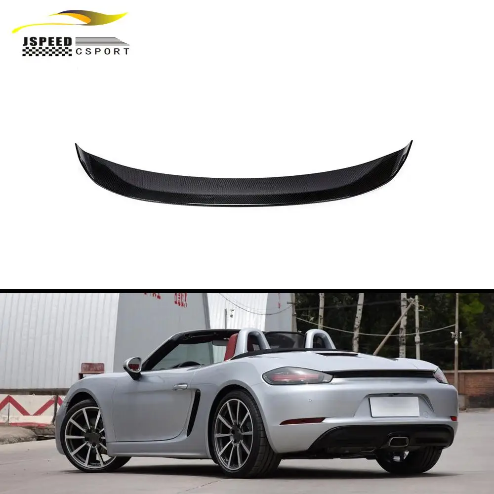 

Suitable for The carbon fiber rear spoiler of the Porsche 718 BOXSTER GTS convertible 2-door 2016-2021