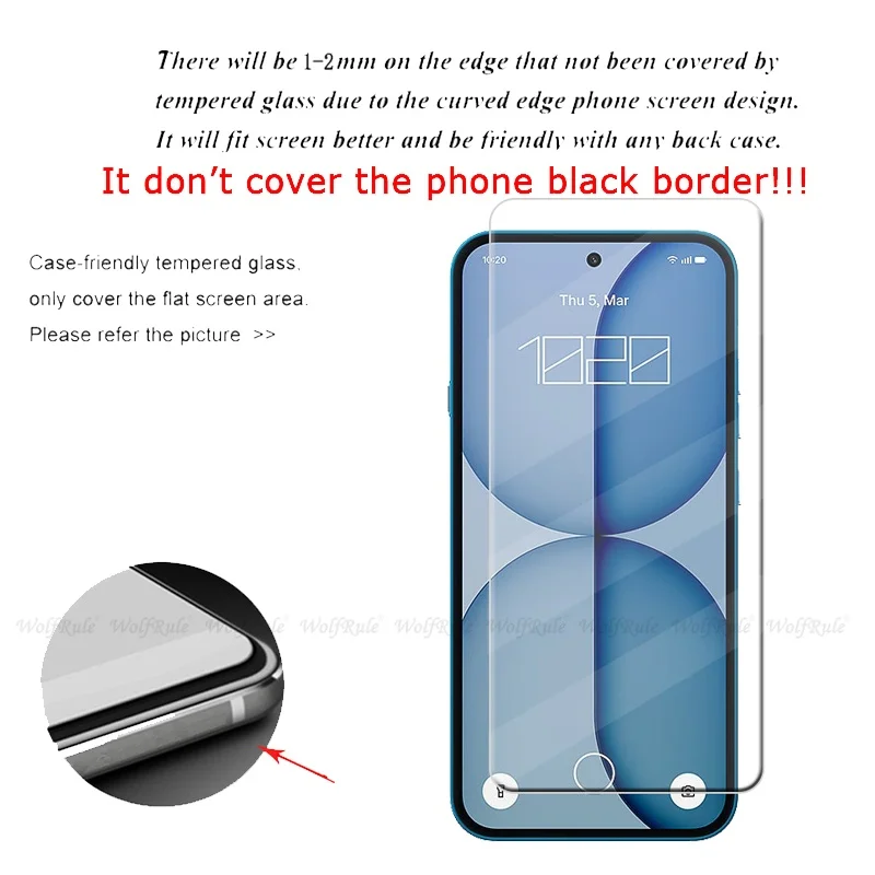 6-in-1 For Nothing Phone 4A Glass Nothing Phone 4A Tempered Glass Clear Transparent Screen Protector Nothing Phone 4A Lens Glass