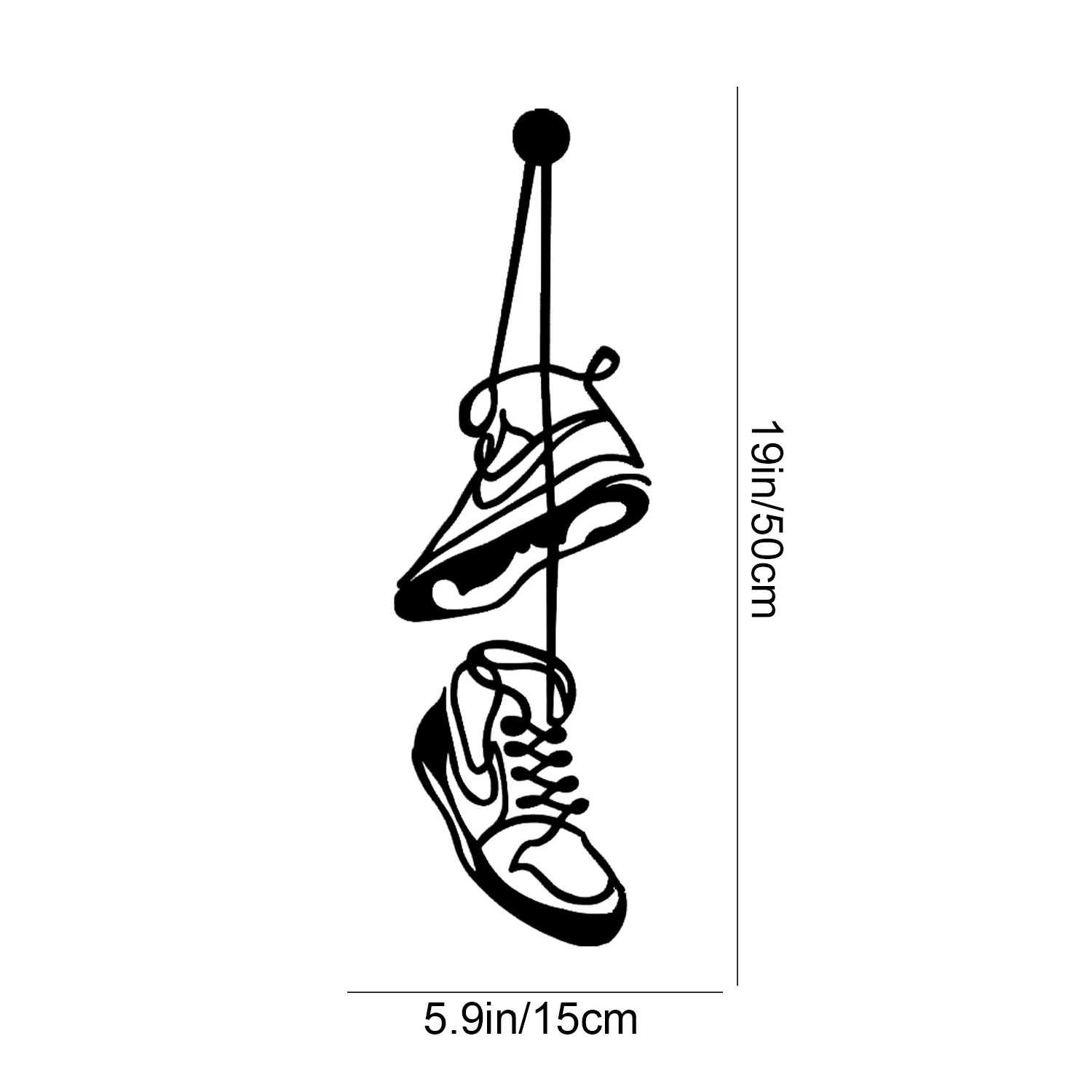 Jordan Inspiration Metal Wall Art Steel Decor for Living Room Bathroom Kitchen Ourdoor Metal Wall Art Decor