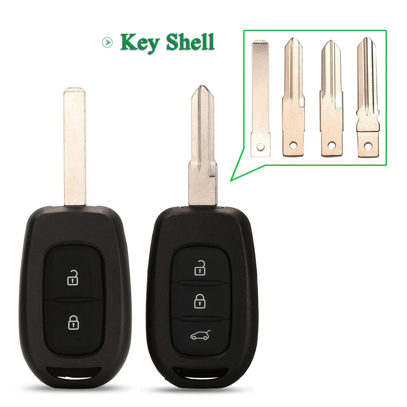 10PCS For Renault Megane Laguna Duster Clio Peugeot Citroen Nissan Remote VAC102 VA2 HU83 NE73 HU136TE NO153 Key Blade