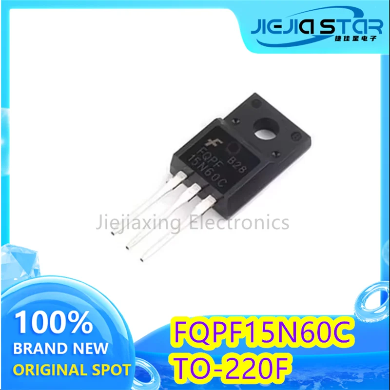 (5/10pieces) FQPF15N60C field effect transistor TO-220F plastic package 15N60C 100% new original electronics