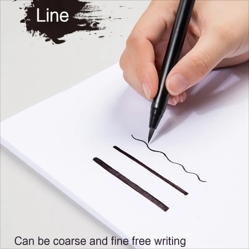 Soft Head Calligraphy Brush Chinese Calligraphy Practice Pen For Beginner Student Watercolor Brushes Pens Art Drawing Stationery