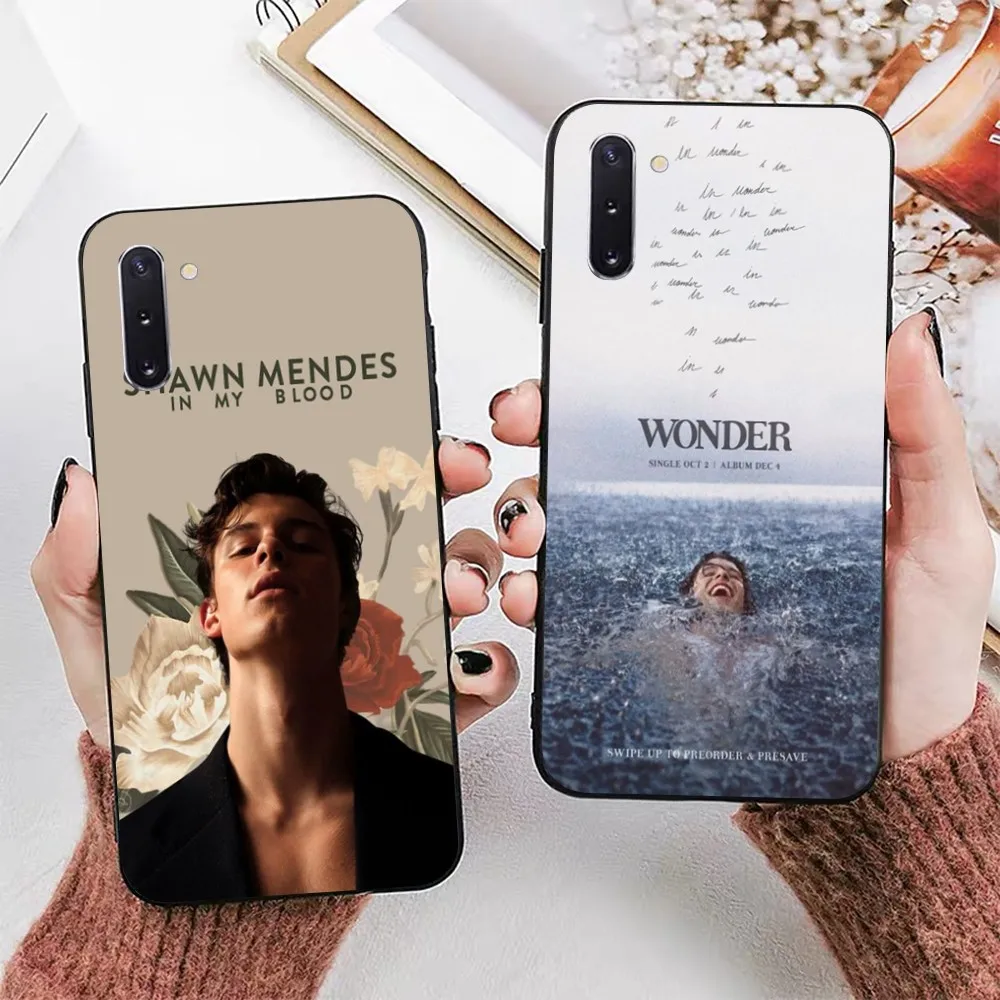 Singer S-Shawn M-Mendes Phone Case For Samsung Note 8 9 10 20 pro plus lite M 10 11 20 30 21 31 51 A 21 22 42 02 03