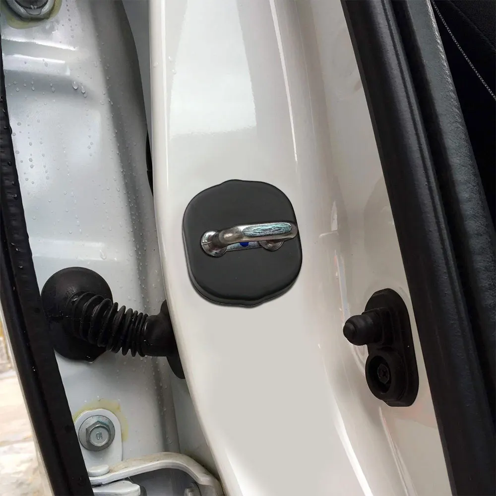 KIQI Car Door Lock Catch Cover Waterproof Protect Cap for Kia Carens Picanto Morning Borrego Sorento Rio Forte Cadenza Optima