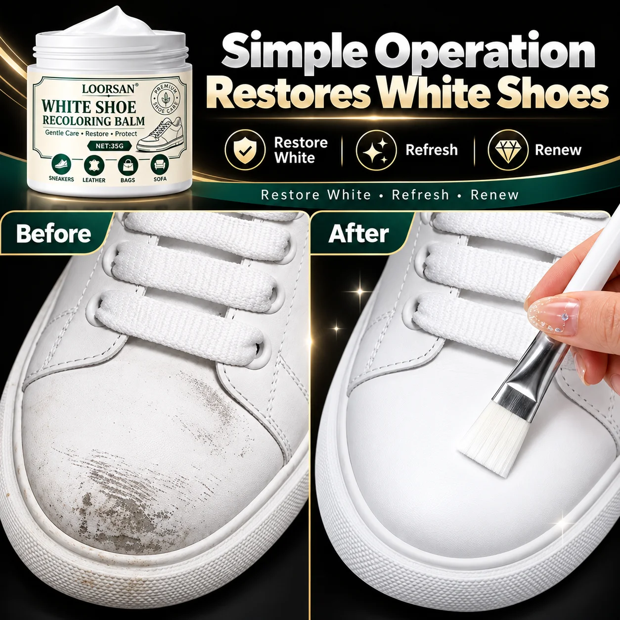 Крем для восстановления цвета – обзор и цена Sneaker Care Whitener