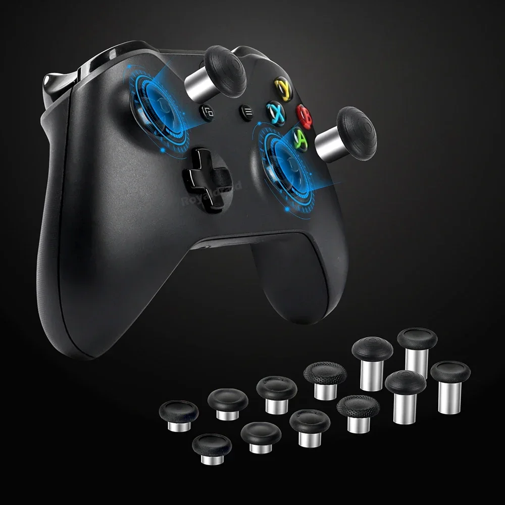 For Series X/S/Xbox One/PS5/PS4/NS Pro Interchangeable Ergonomic Thumbsticks Analog Thumb Sticks Grips Joysticks Bases 16 in 1 view 5