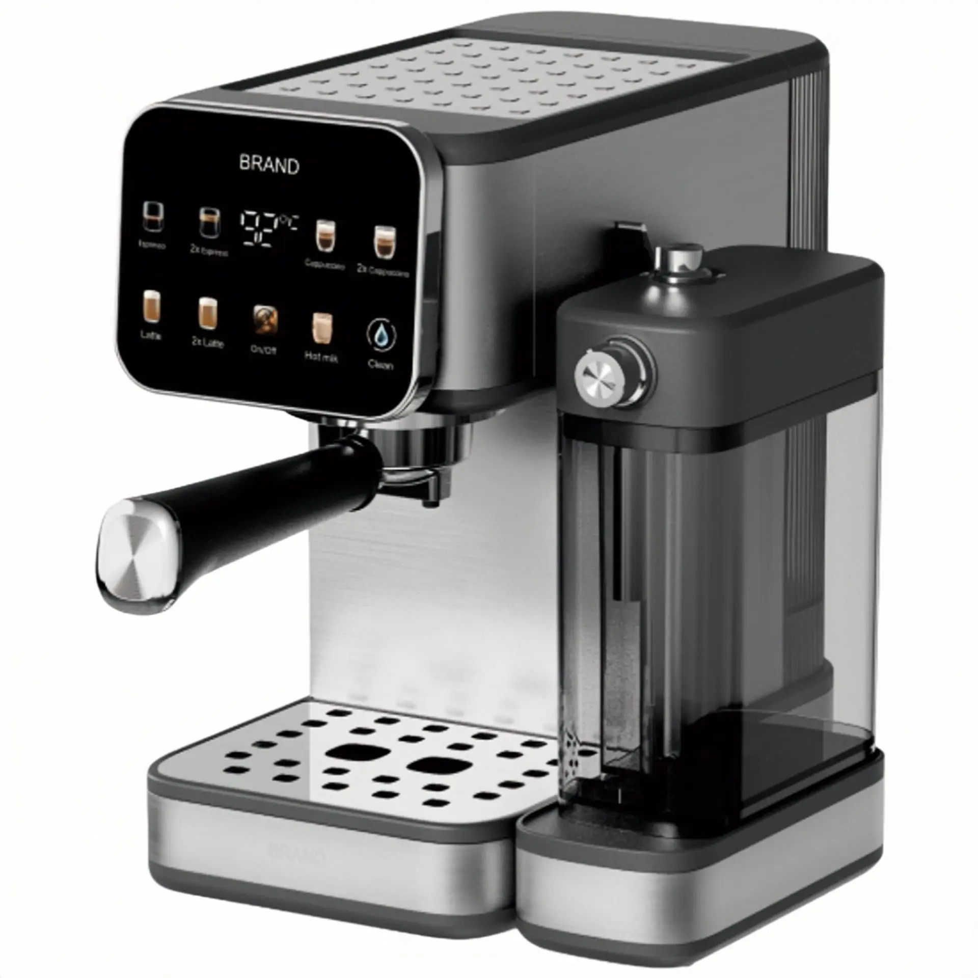 Italian Semi-automatic Coffee Machine Hot And Cold Double Extraction High Pressure 20bar Milk Foam Small Household Concentrate