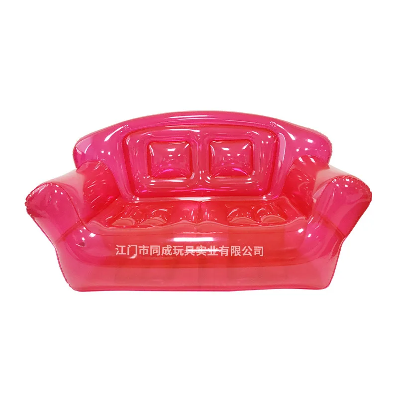 

Inflatable transparent sofa, simple wind outdoor camping leisure double sofa