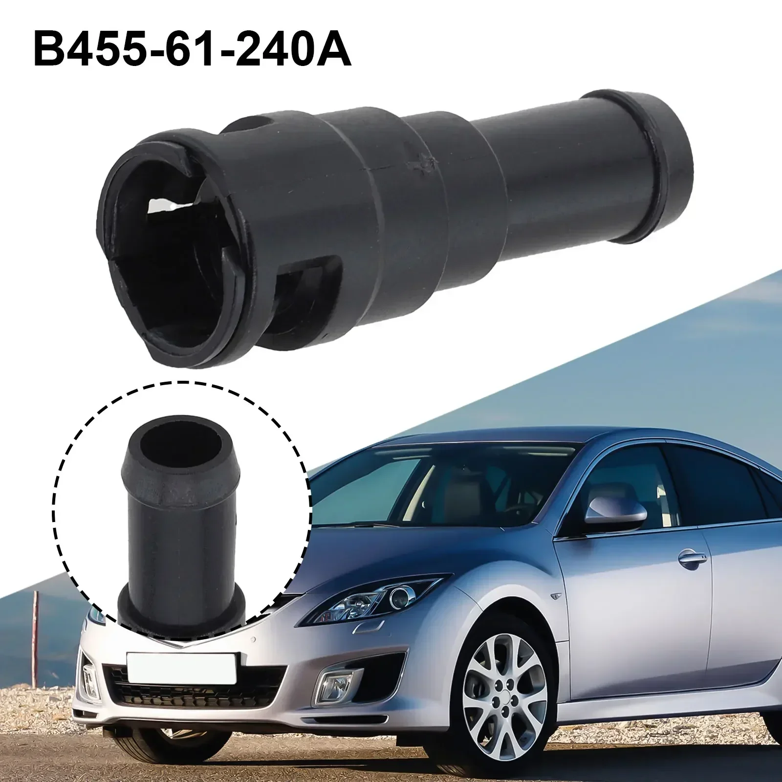 

For Mazda 323 626 For Rx7 Heater Hose Connector Anti Corrosion B455-61-240A Efficiency Installation Replacement