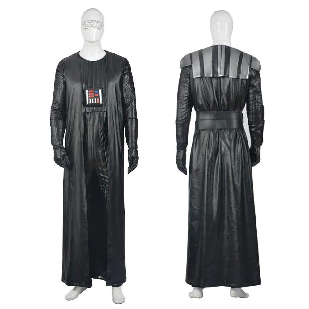 Darth Cos Black Vader Cosplay Outfits Anaking Costume Jedi Jumpsuit Vest Cloak Black Uniform Men Halloween Carnival Party Suit