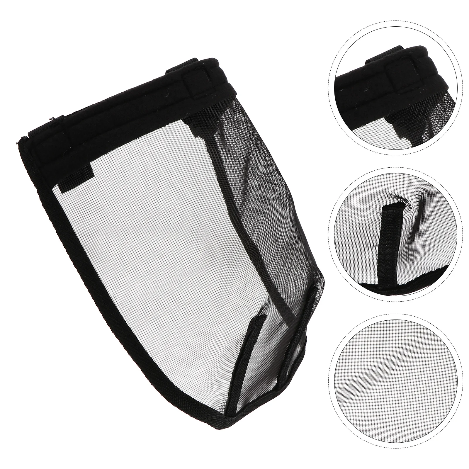 قناع شبكي للحصان، غطاء وجه قابل للتنفس مقاوم للطيران مع حماية للأذن، تصميم ناعم قابل للتمدد للاستخدام في الهواء الطلق، قناع حصان الذبابة