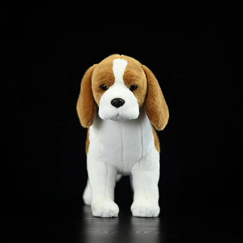 Beagle Dog Plush Toy High Fidelity Cute Miguru Hunting Dog Plushie Lifelike Stuffed Animals Simulation Kawai Doll For Kid Gift