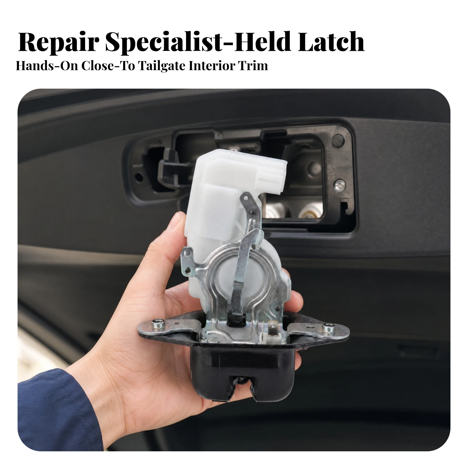 Rear Trunk and Tailgate Lock Latch Assembly Long-Lasting Japanese Automaker CR-V Tailgate Lock Latch Corrosion-Resistant