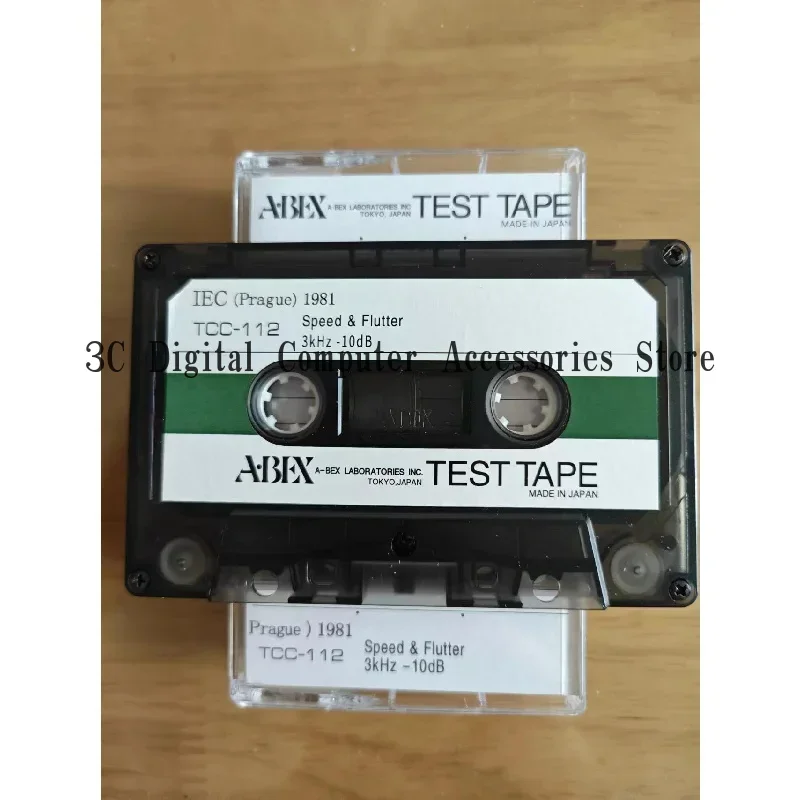 TCC-112 3kHz -10dB New Original For ABEX Speed & Flutter Test Tape