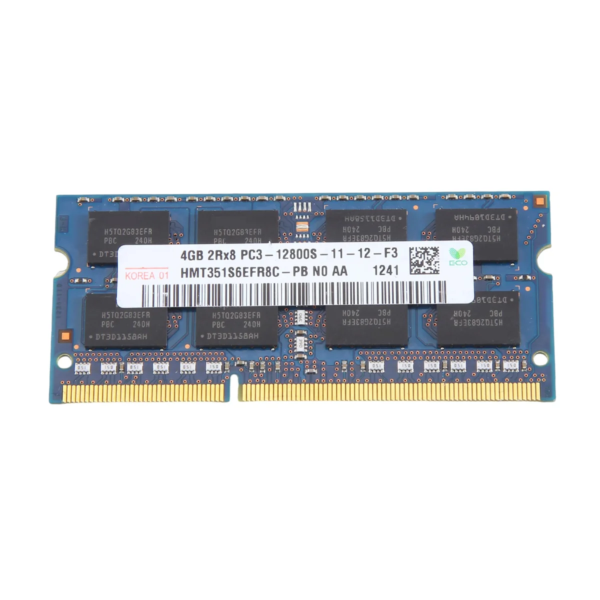 For Hynix DDR3 4GB Laptop RAM Memory 1600Mhz PC3 12800 2RX8 1.5V 16 IC SODIMM Memory Only for Intel