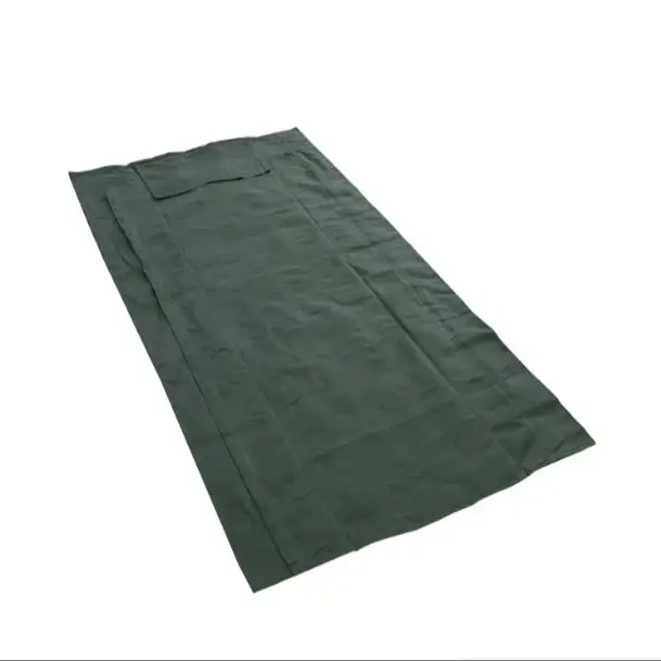 

Camping Sleeping Bag Oil Wax Canvas Outdoor Folding Mat Travel Hiking Tent Mattress Durable Cushion Army Green Sleeping Pad