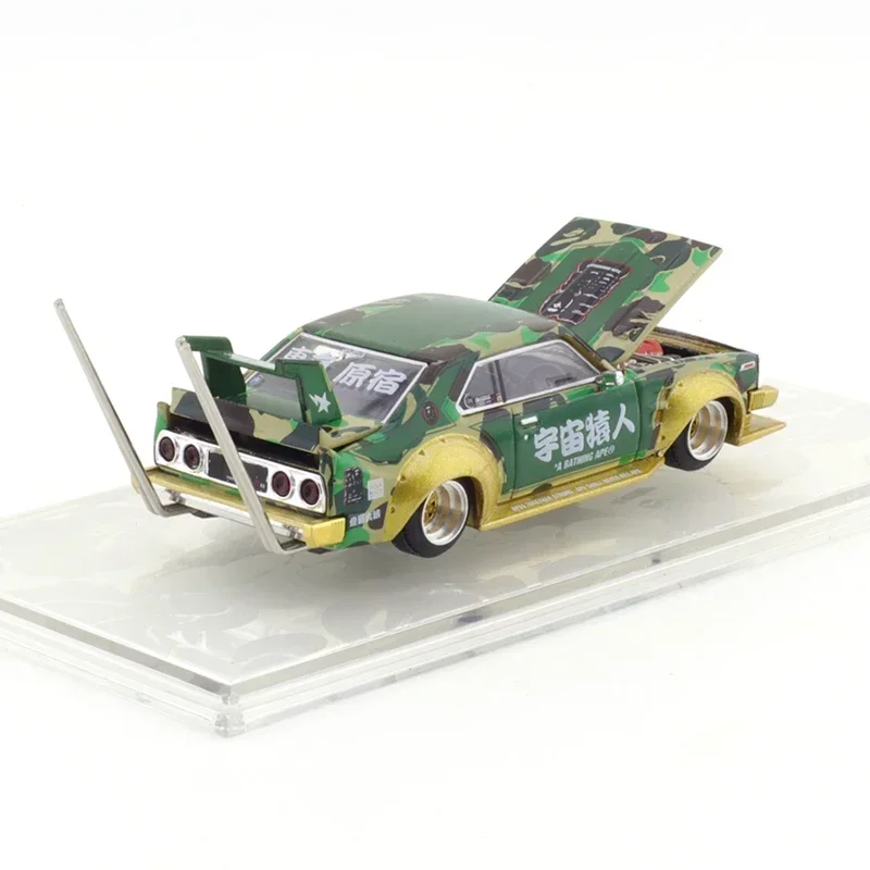 Xcartoys Pop Race 1/64 BAPE ครบรอบ 30 ปี Skyline รถยนต์, ความดันโลหะหลอมเหลวรุ่น, ของเล่นเด็ก, คริสต์มาส gi