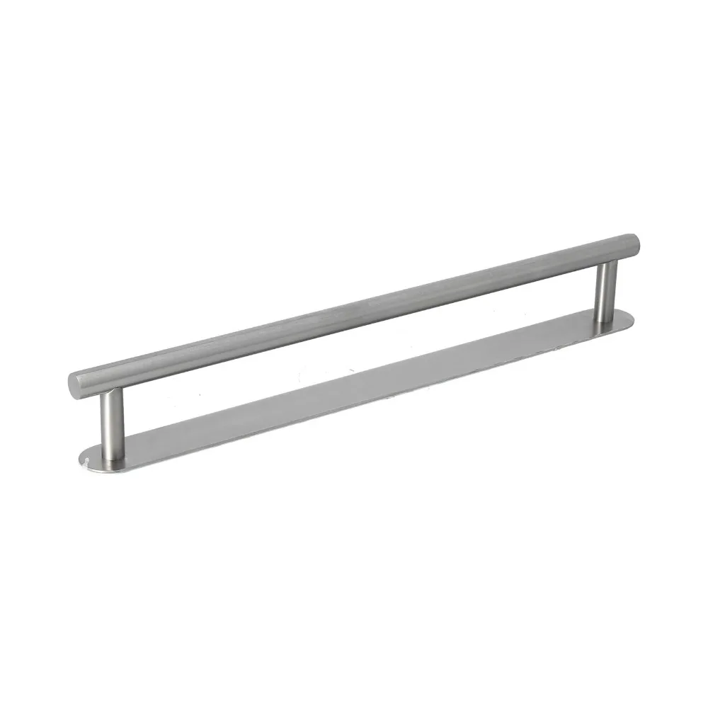 304 Stainless Steel Towel Rack Single Rod Wall Mount Towel Hanger Brushed Silver Finish 39.8cm / 15.67in Length Towel Bar