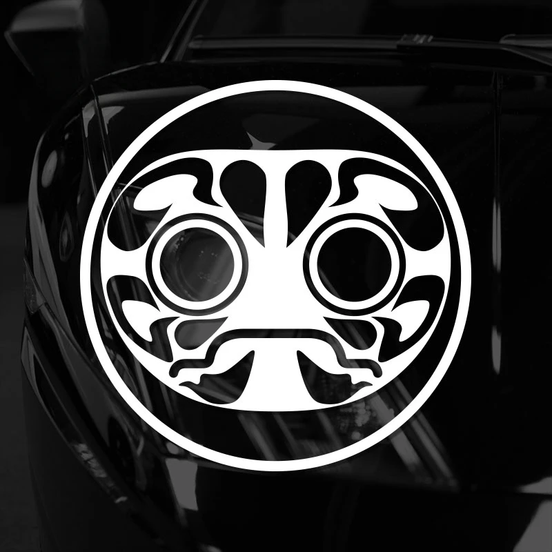 JDM Daruma Auto Stickers for Bumper Body Windshield Fuel Tank Lucky Decoration Funny Car Styling Vinyl Decals Pegatinas De Coche