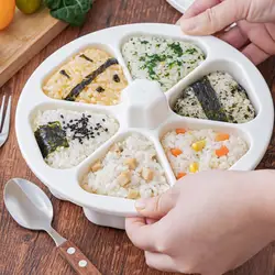 labor-saving Japanese Onigiri Mold Sushi Press Maker Sushi Making Kit Onigiri Rice Ball Mak mould Homemade Onigiri Press Kit