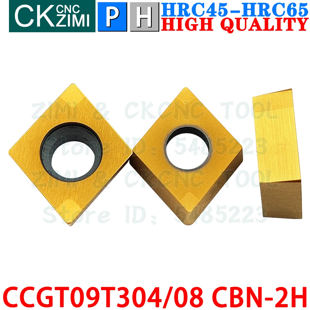 CCGT09T304 CBN CCGT09T308 CBN 2H Boron Nitride Inserts Turning Inserts Tools CCGT CNC Metal Lathe Tools For High Hardness Steel