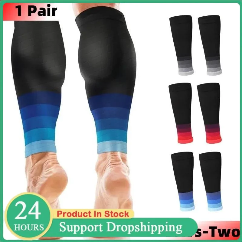 1 Pair Men Women Calf Socks Compression Calf Sleeves Running Leg Compression Sleeve Compression Socks for Shin Splint  20-30mmHg