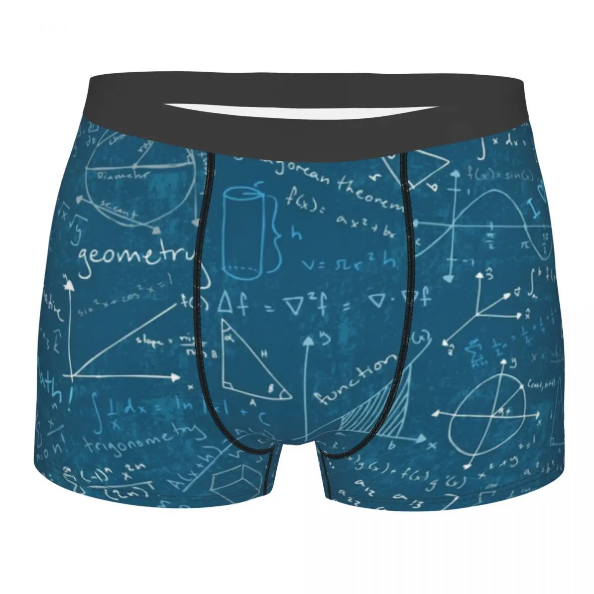 

Male Fashion Mathematics Formulas Math Underwear Science Geek Teacher Gift Boxer Briefs Breathable Shorts Panties Underpants